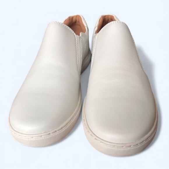 Clarks Women’s Nalle Stride Slip-On Sneakers White Leather Comfort Shoes Size 9 - Picture 11 of 13